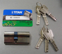 Vložka TITAN K5 35+35 BT3 - 6 klíčů