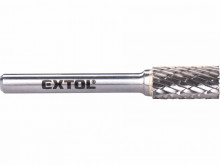 EXTOL INDUSTRIAL Fréza karbidová, válcová s čelním ozubením, průměr 10 x 20 mm, stopka 6 mm - 870371 