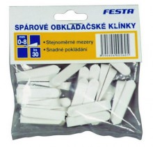 Klínky plastové obkladačské - 0 - 4, 100 kusů FESTA