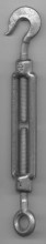 Lanový nápínák M6 DIN 1480, hák - oko