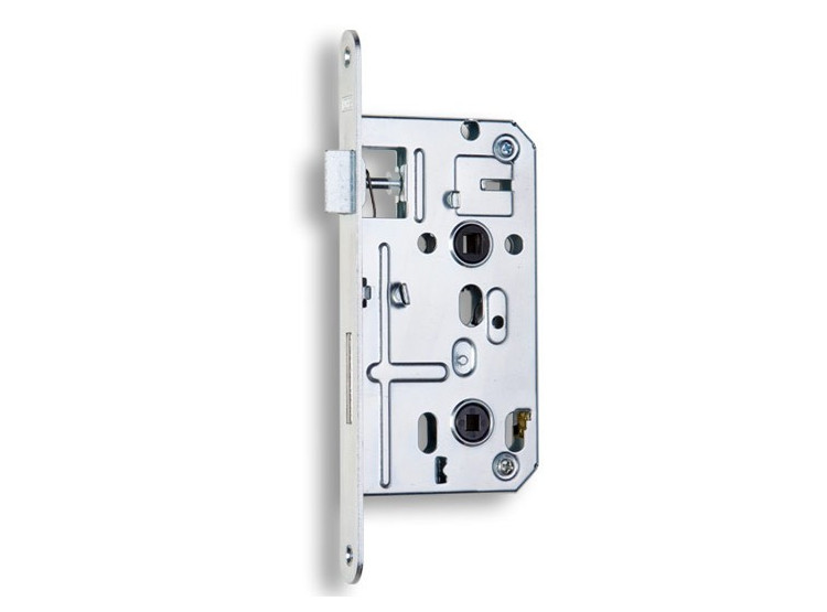 HOBES Zámek K135 WC, P-L, ořech 8x8, bílý zinek