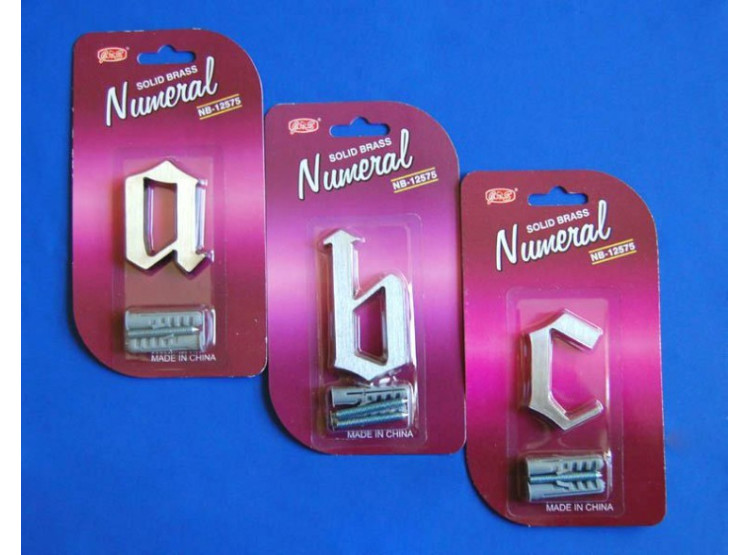 Písmeno fasádní NB 62mm BRONZ - "a"