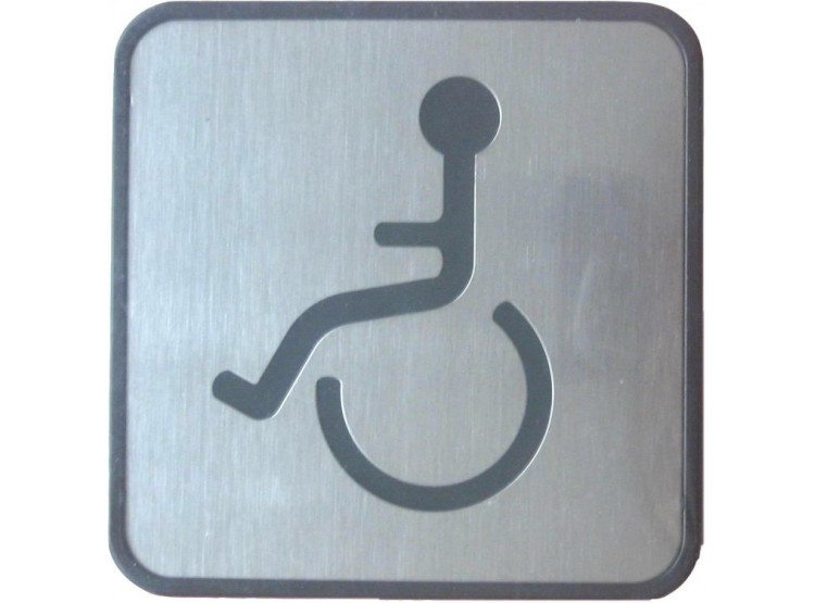 Piktogram "Invalida" nerez