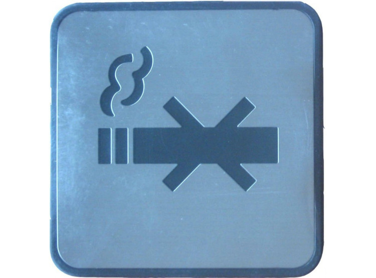 Piktogram "Zákaz kouření" nerez