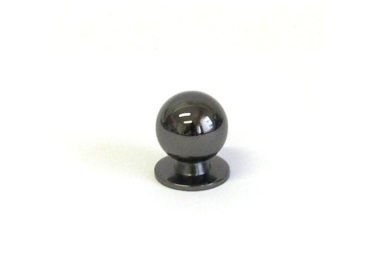 Knopek DAVID 24mm Nikl - černý