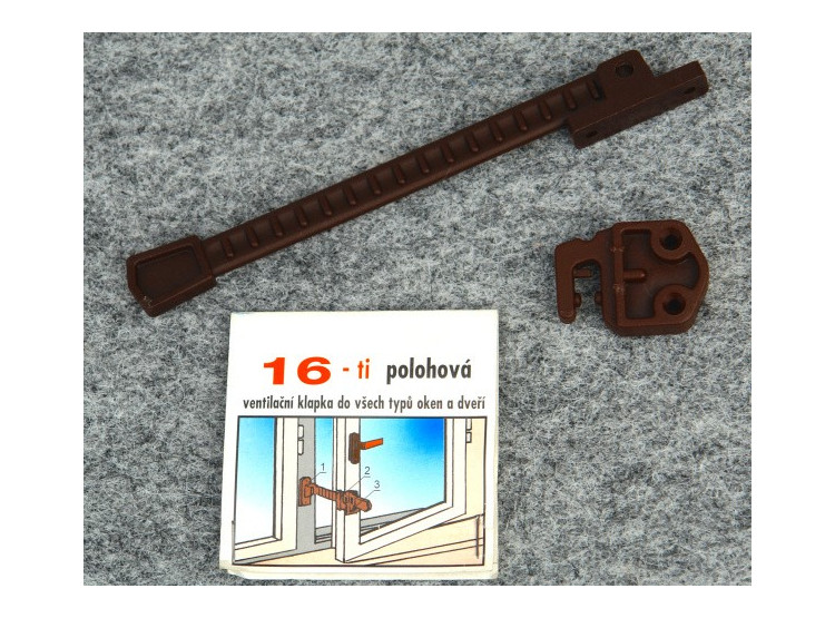 Pojistka větrací KUB 14 HNĚDÁ