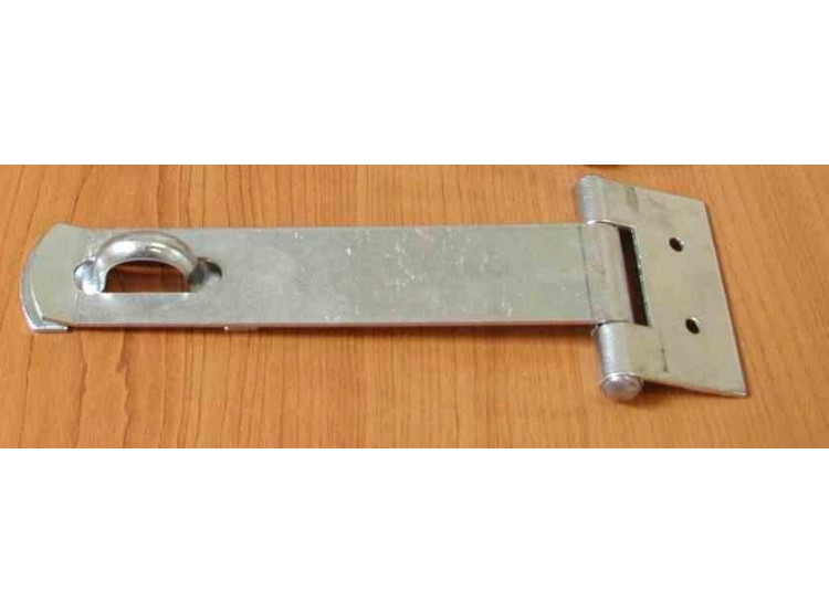 Petlice kloubová s očkem 150mm BíZn (bílý zinek)