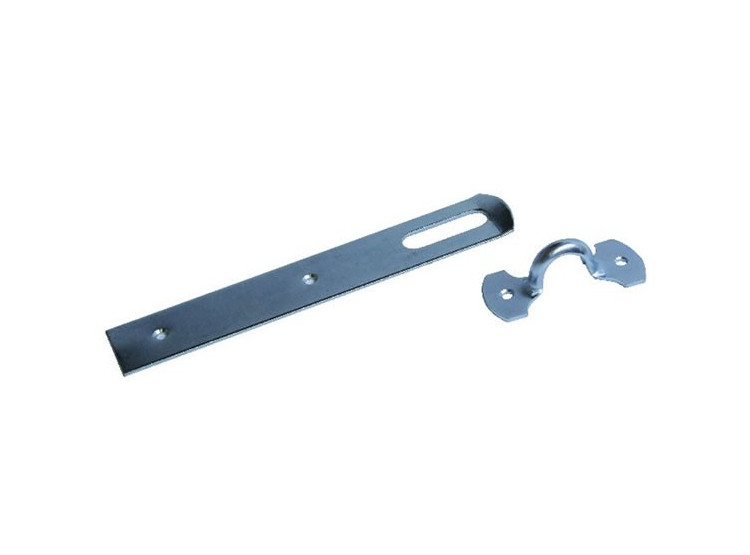 Petlice rovná 180mm s očkem