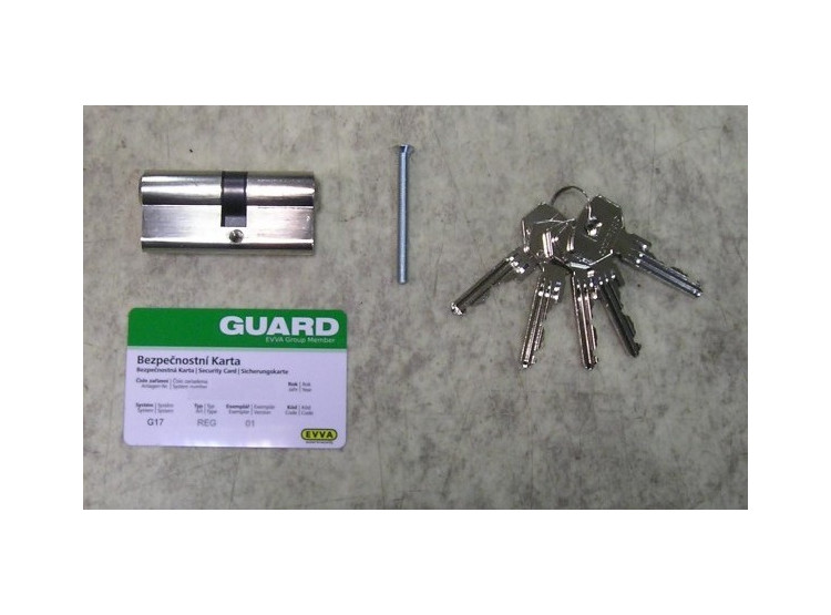 EVVA (GUARD) vložka G330 36/56, Ni - nikl