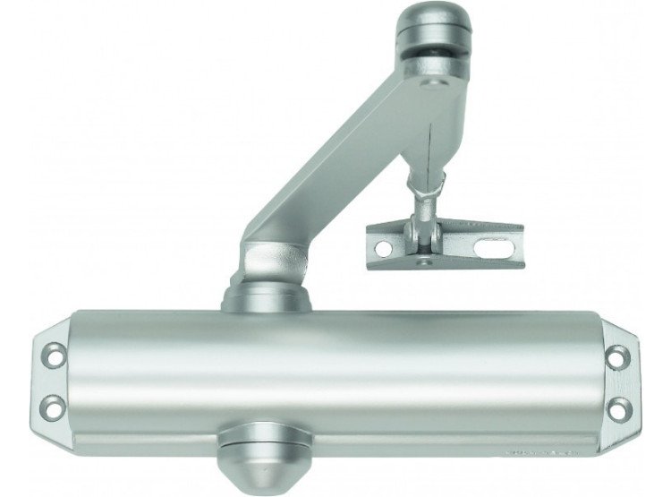 ASSA ABLOY Zavírač DC120 EN2/3/4 s ramínkem - STŘÍBRNÝ