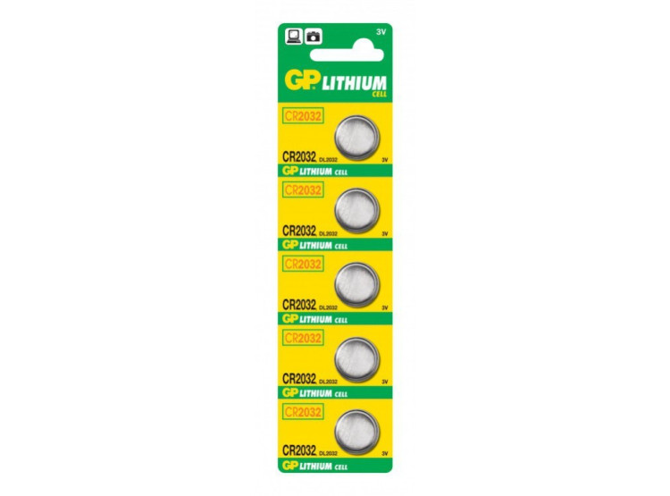 Lithiová baterie knoflíková CR2032 GP 3V/220mAh