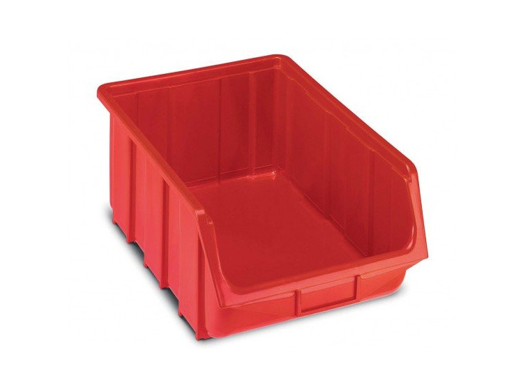 Plastový box ECOBOX 115 - 333 x 505 x 187 mm - Plastový stohovatelný box 115 - ČERVENÝ
