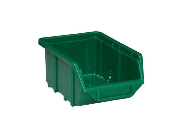 Plastový box ECOBOX - 76 x 111 x 168 mm - zelený - Plastový stohovatelný box 111