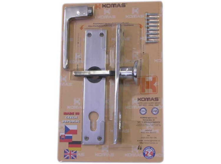 Klika s knoflíkem K 757 na vložku 72 Al - Blistr
