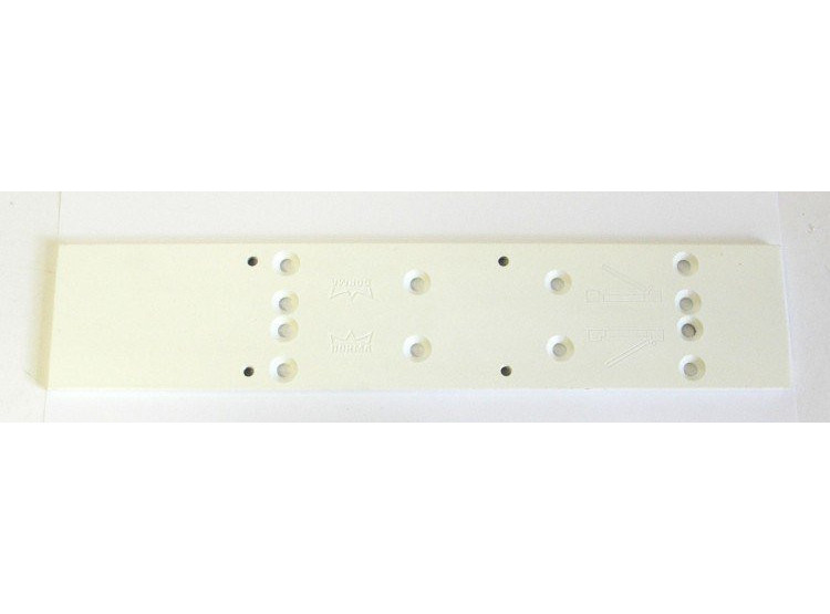 DORMA Deska montážní plochá pro zavírač TS83  8359 - BÍLÁ