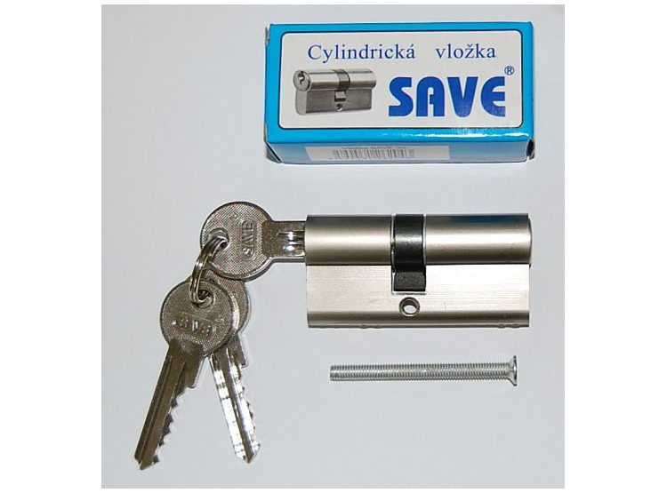 Vložka SAVE R 30+35 NIKL sat. 3klíče - stavební