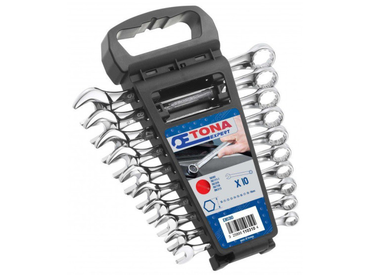 TONA EXPERT E110310 Klíč očkoplochý 10dílná sada 10 - 19 mm