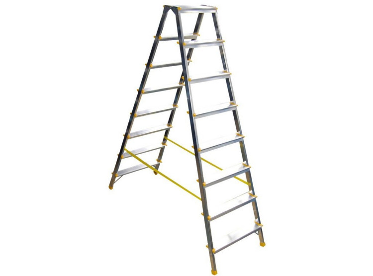 ALVE Schůdky oboustranné EUROSTYL 1928 - 2 x 8 příček, 1,82 m