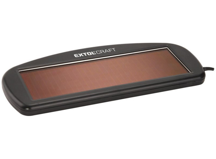 EXTOL CRAFT Dobíječka autobaterií, solární, 1,5W, 100mA - 417310