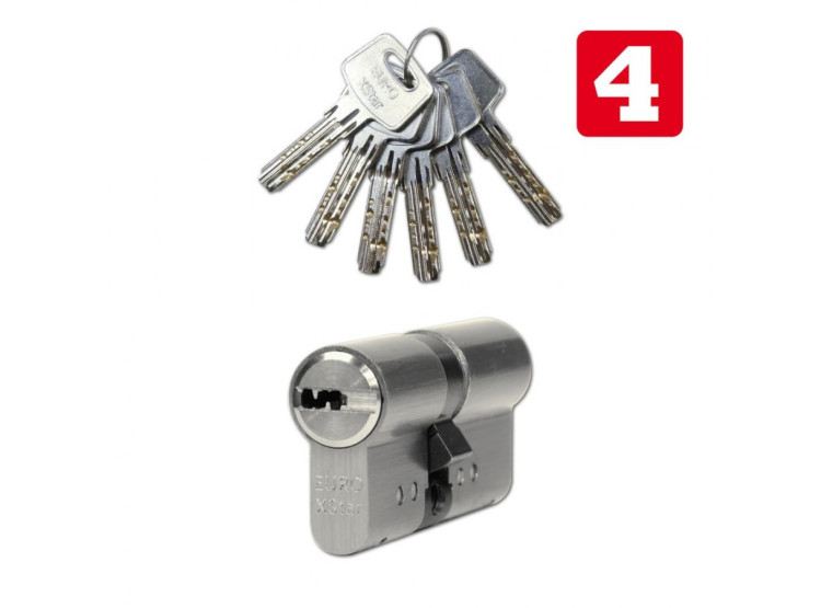 Richter Vložka EURO XStar 35/45 BT4 NIKL - 6 klíčů