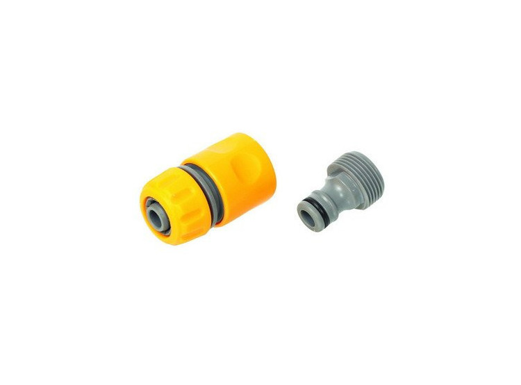 Adaptér s rychlospojkou, závit 1/2" sada 2 ks