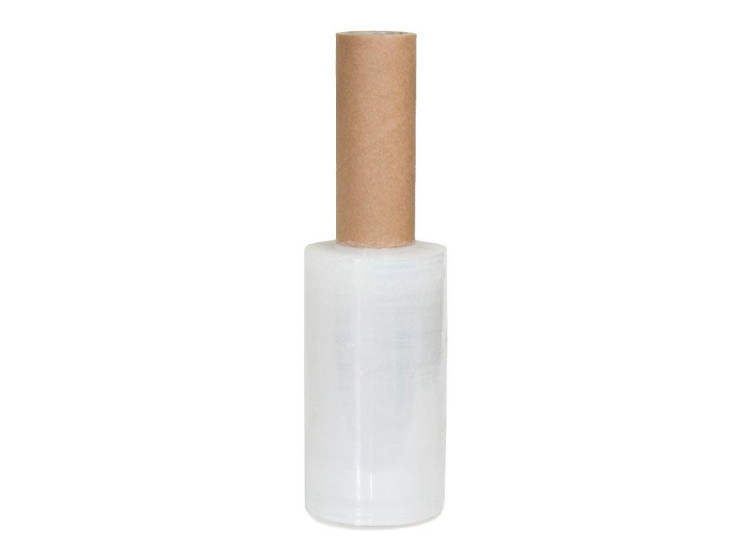 Ruční strečová fólie (průtažná, fixační fólie) šíře 10 cm x 23 my x150 m (granát)