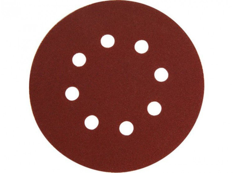 Papír brusný výsek, suchý zip, bal.10ks, 125mm
