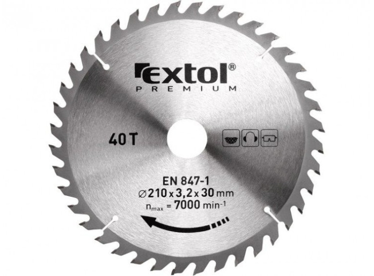 Kotouč pilový s SK plátky 125 x1,3 x22,2 mm EXTOL PREM