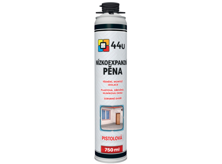 Montážní pěna 750 ml pistolová nízkoexpanzní 44u