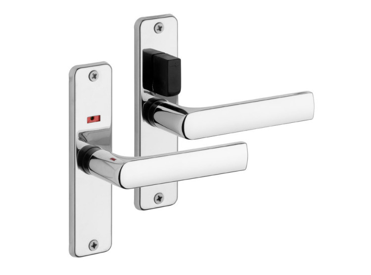 ROSTEX Kování 804 s ukazatelem, mezipokojové, CHROM - NEREZ (0100), WC