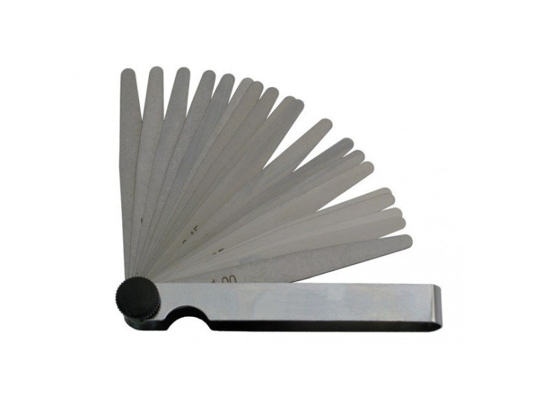 KINEX Měrka ventilová 0,05-1,0mm/200, (sada 20 lístků) - 1132