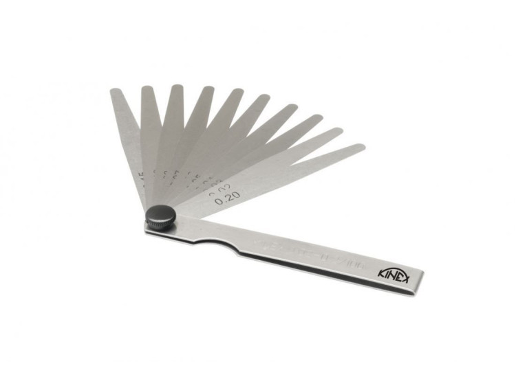 KINEX Měrka ventilová 0,05-1,0mm/100, (sada 10 lístků) - 1131