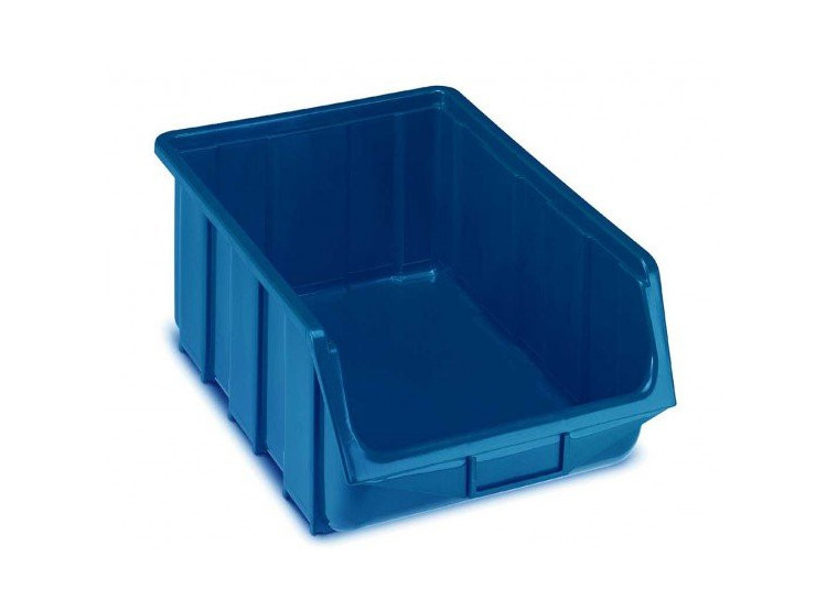 Plastový box ECOBOX - 333 x 505 x 187 mm - Plastový stohovatelný box 115 - MODRÝ