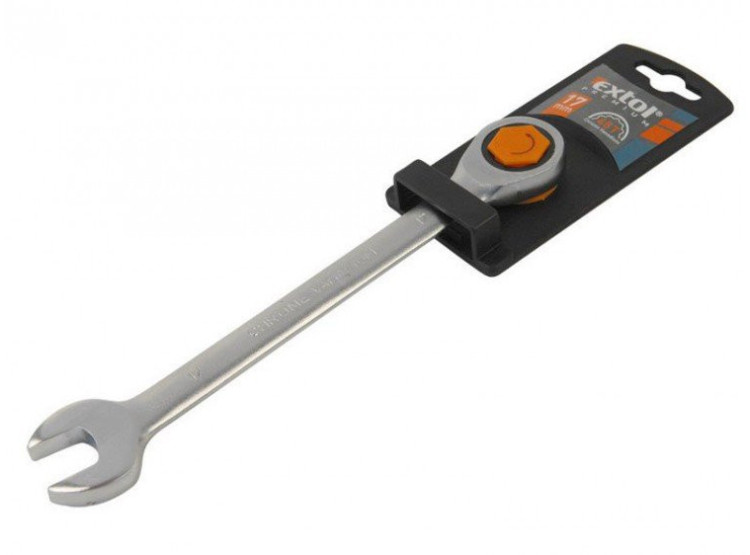 EXTOL PREMIUM Klíč ráčnový očkoplochý 45 zubů 10mm CrV - 881610
