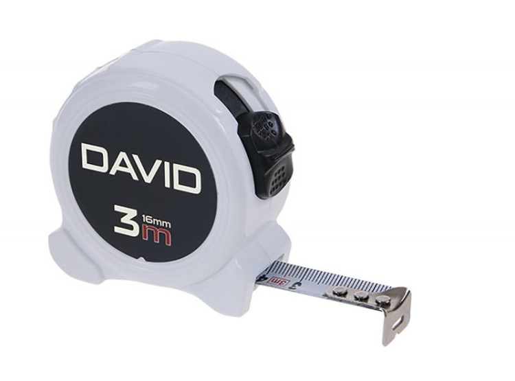 Metr svinovací 3m x 16mm DAVID