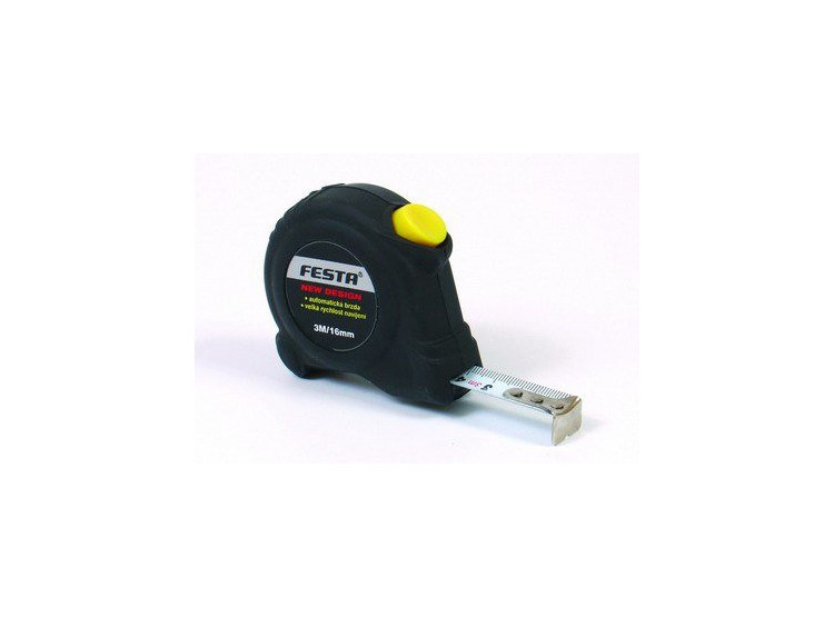 Metr svinovací 3 mx16 mm AUTOLOCK