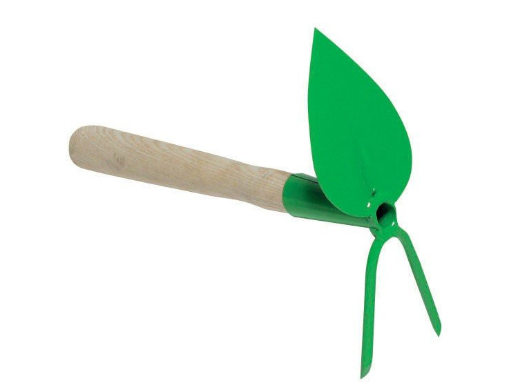 Okopávačka (motyka) srdcová s 2 hroty s násadou 27 cm