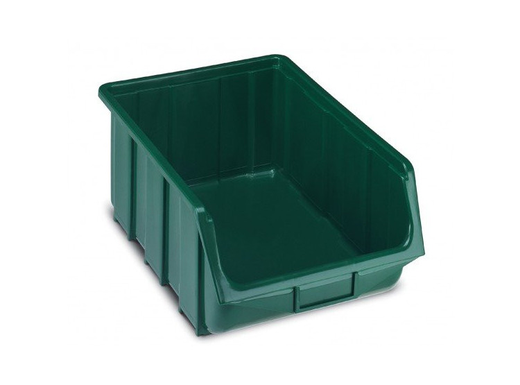 Box plastový Ecobox 115 zelený 333 x 505 x 187 mm