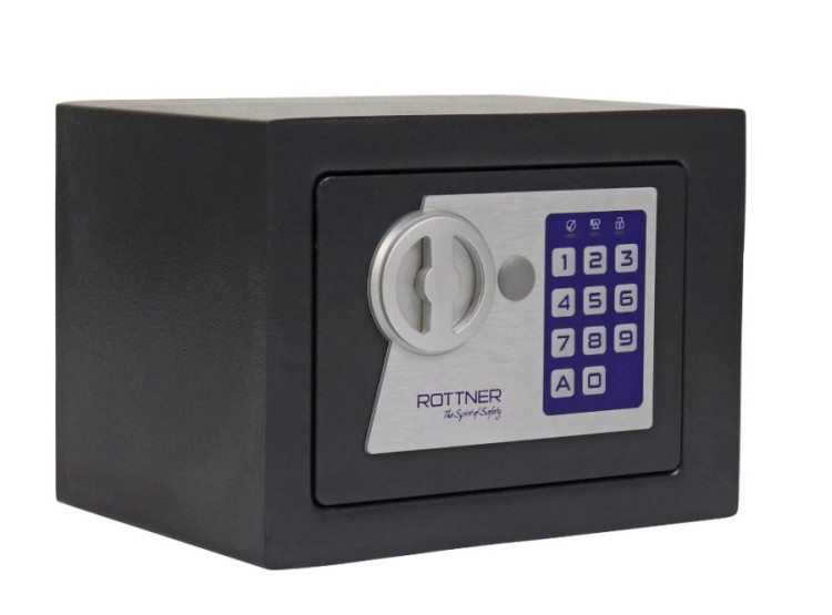 Sejf nábytkový elektronický JUPITER 1 EL 170x230x170 mm antracit