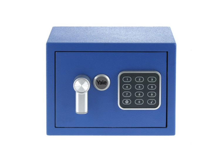 Sejf YALE mini modrý YSV/170/DB2/B