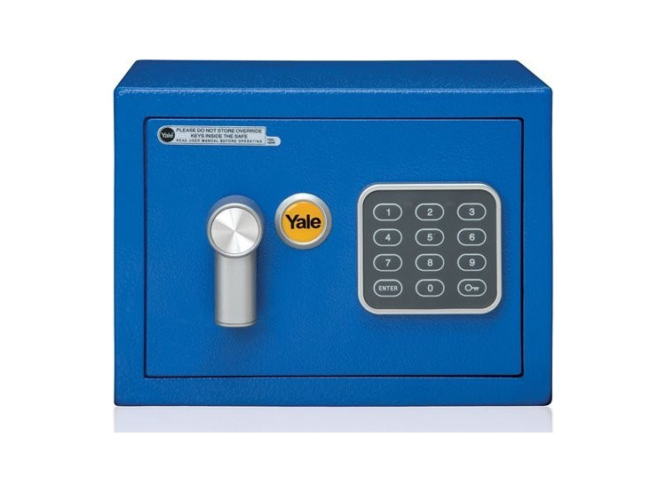 Sejf YALE safe mini modrý YSV/170/DB1/B