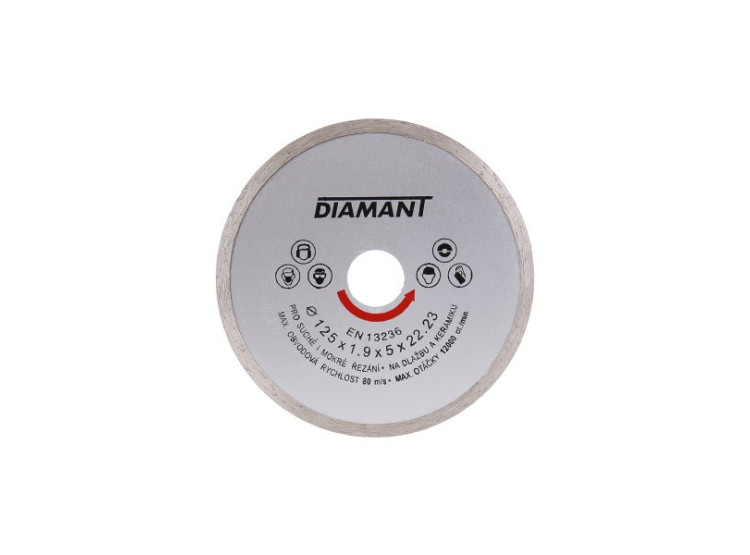 Levior Kotouč diamantový DIAMANT 125x1.9x22.2mm plný