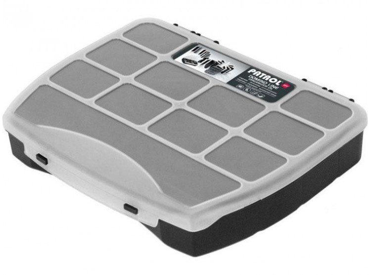 Organizér 12 přihrádek 250x200x44 mm plast