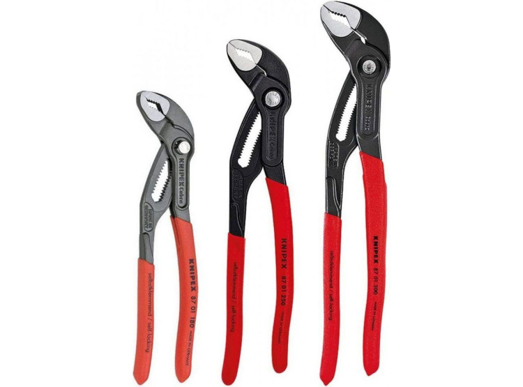 KNIPEX Sada siko kleští Cobra 3 ks 00 20 09 V02, (180mm, 250mm, 300mm)