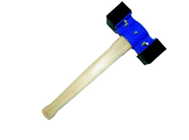 Palice na zámkovou dlažbu 90 cm/guma 42 mm