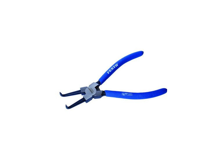 Kleště na segerovy kroužky vnější zahnuté 180 mm