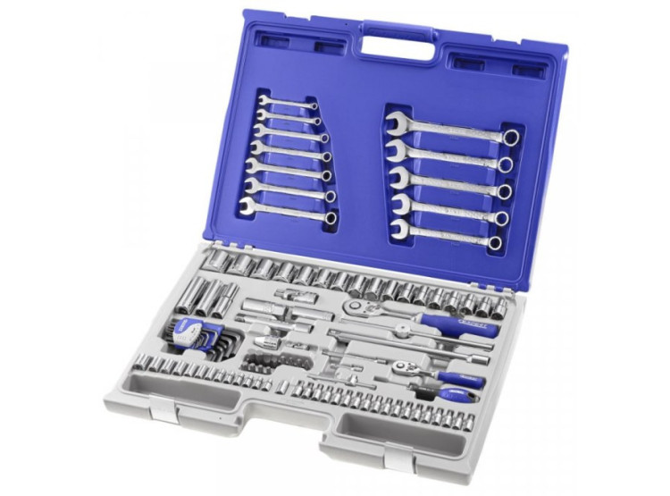 TONA EXPERT GOLA SADA 1/4" A 1/2" NÁŘADÍ A KLÍČŮ 101 DÍLŮ E032911