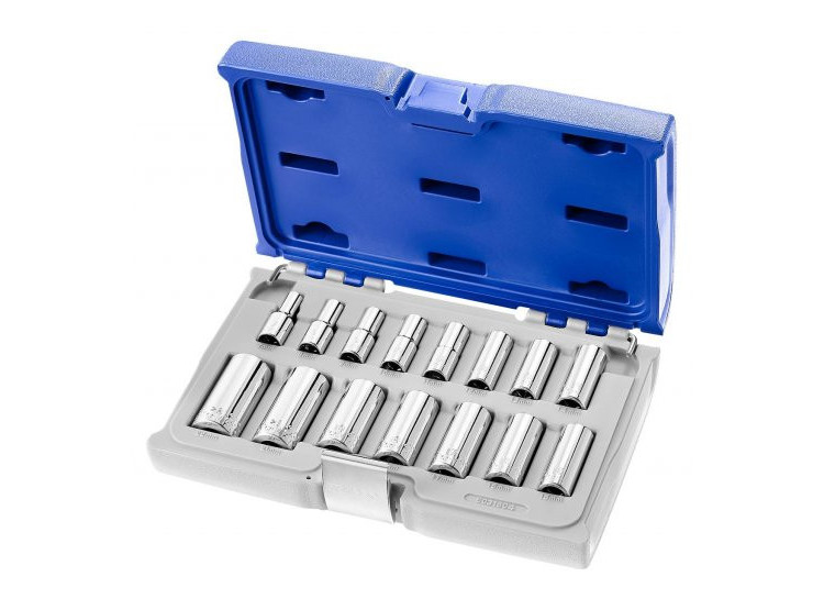TONA EXPERT SADA HLAVIC PRODLOUŽENÝCH 3/8" 15 DÍLŮ E031804
