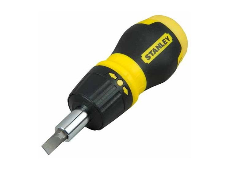 STANLEY® Multibitový ráčnový šroubovák + 6 bitů