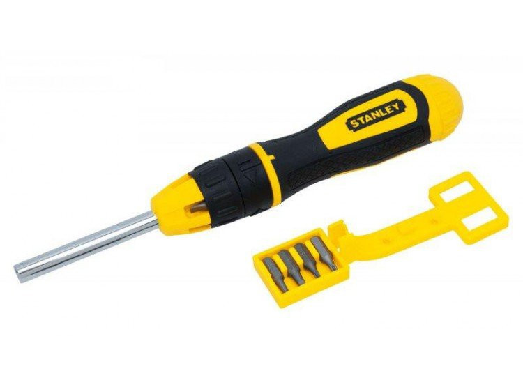 STANLEY® Vícebitový ráčnový šroubovák + 10 bitů